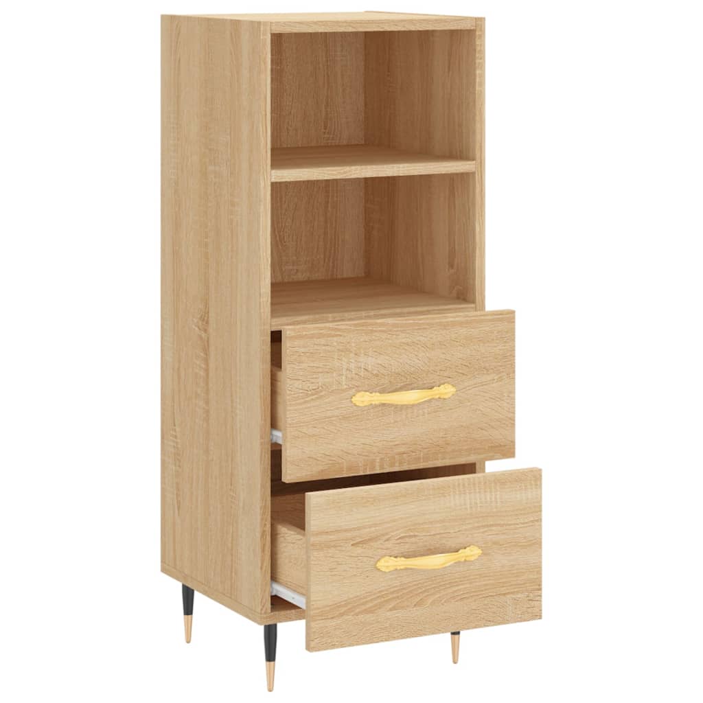 Sideboard Sonoma-Eiche 34,5x34x90 cm Holzwerkstoff