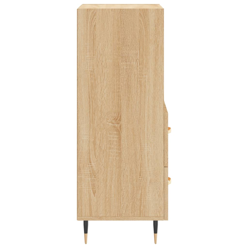 Sideboard Sonoma-Eiche 34,5x34x90 cm Holzwerkstoff