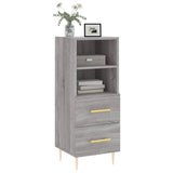 Sonoma gray sideboard 34.5x34x90 cm Engineered wood