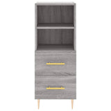 Sonoma gray sideboard 34.5x34x90 cm Engineered wood