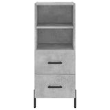 Concrete Grey Sideboard 34.5x34x90 cm Engineered Wood