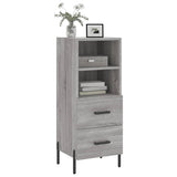 Sonoma gray sideboard 34.5x34x90 cm Engineered wood