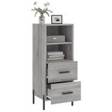 Sonoma gray sideboard 34.5x34x90 cm Engineered wood