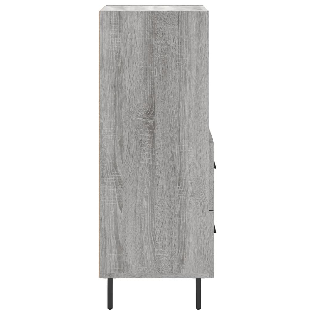 Sonoma gray sideboard 34.5x34x90 cm Engineered wood