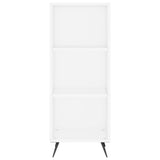 Armoire à étagères blanc 34,5x32,5x90 cm bois d'ingénierie