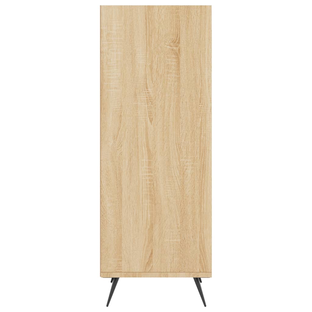 Armoire à étagères chêne sonoma 34,5x32,5x90 cm bois ingénierie