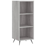 Armoire à étagères sonoma gris 34,5x32,5x90cm bois d'ingénierie