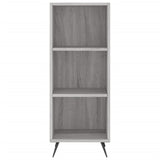 Armoire à étagères sonoma gris 34,5x32,5x90cm bois d'ingénierie