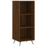 Armoire à étagères chêne marron 34,5x32,5x90 cm bois ingénierie