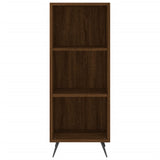 Armoire à étagères chêne marron 34,5x32,5x90 cm bois ingénierie