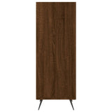 Armoire à étagères chêne marron 34,5x32,5x90 cm bois ingénierie