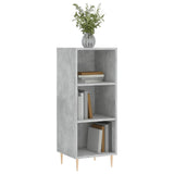 Buffet gris béton 34,5x32,5x90 cm bois d'ingénierie