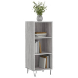 Sonoma graues Sideboard 34,5 x 32,5 x 90 cm, Holzwerkstoff