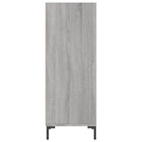 Sonoma graues Sideboard 34,5 x 32,5 x 90 cm, Holzwerkstoff