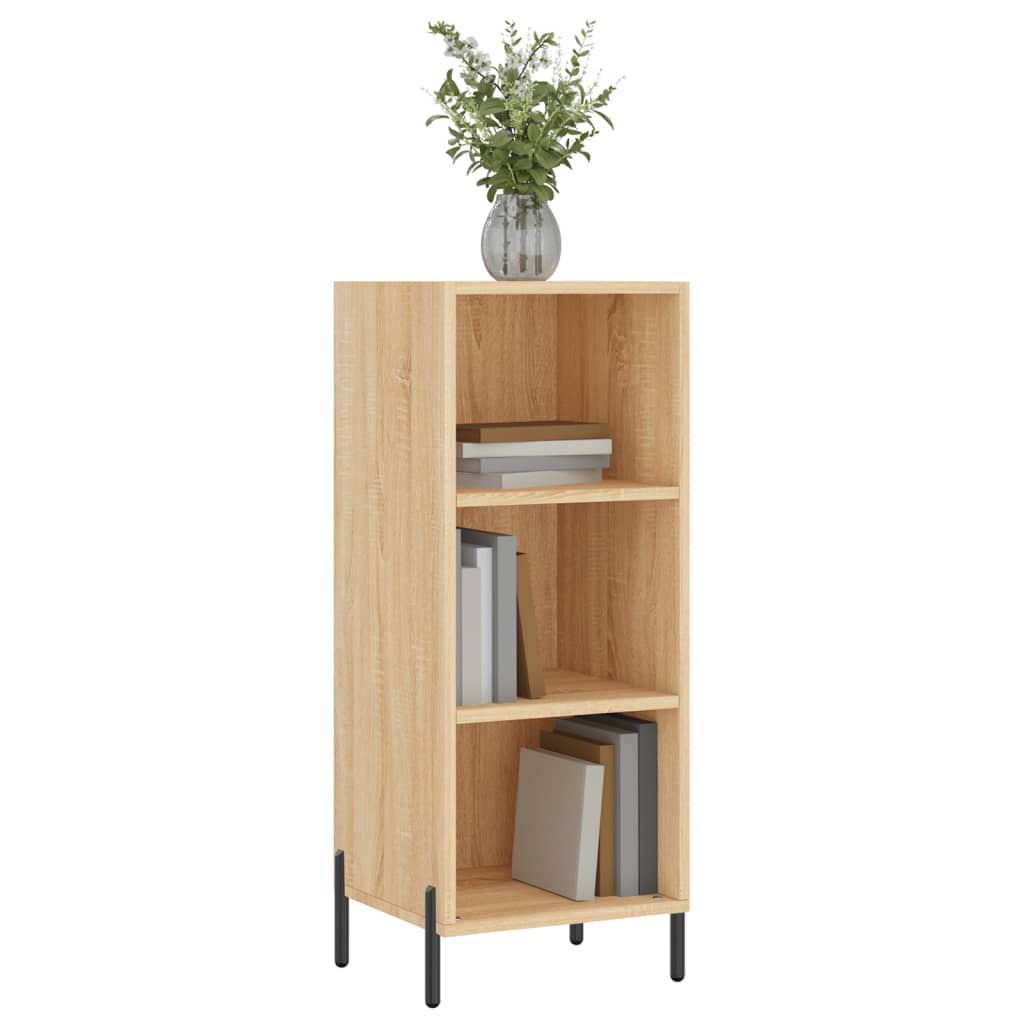 Buffet chêne sonoma 34,5x32,5x90 cm bois d'ingénierie