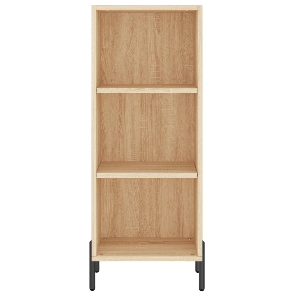 Buffet chêne sonoma 34,5x32,5x90 cm bois d'ingénierie