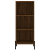 Buffet chêne marron 34,5x32,5x90 cm bois d'ingénierie