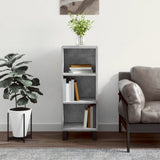 Concrete gray sideboard 34.5x32.5x90 cm engineered wood