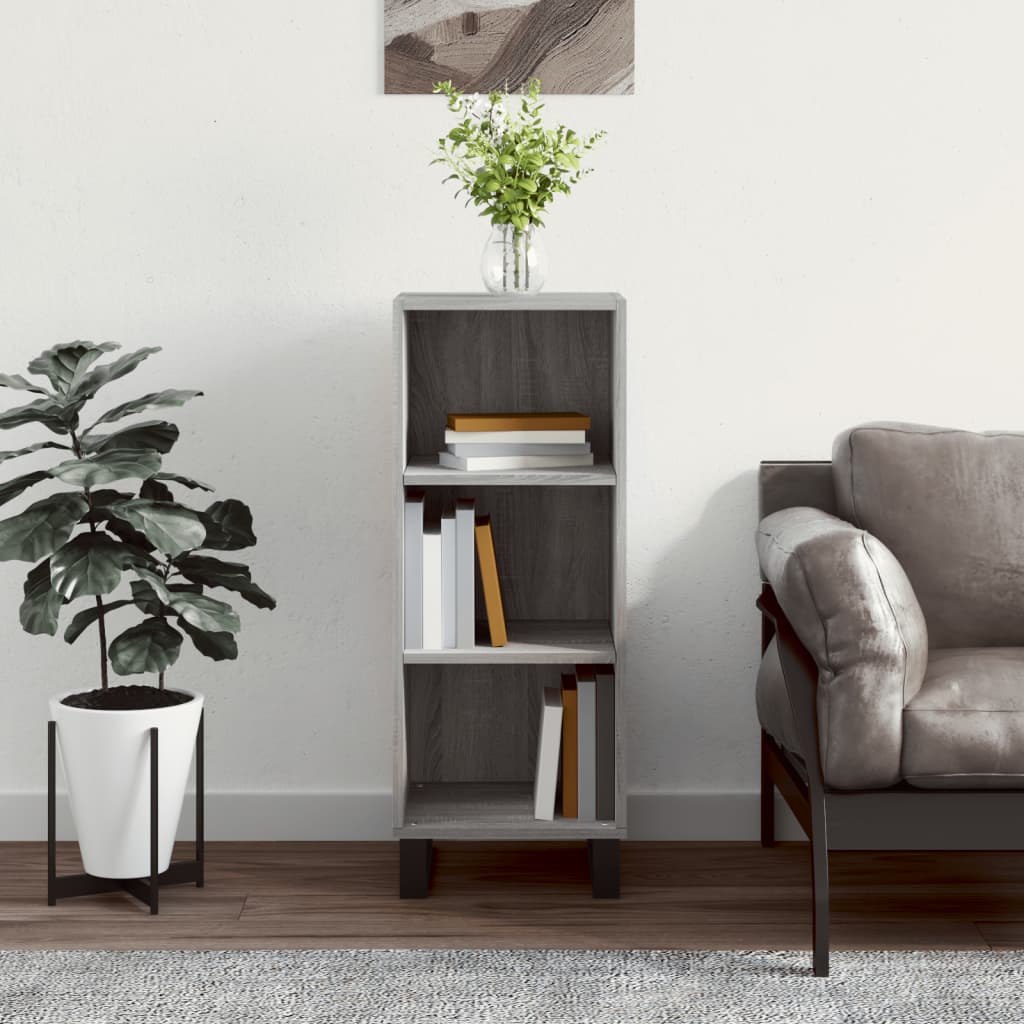 Sonoma gray sideboard 34.5x32.5x90 cm engineered wood