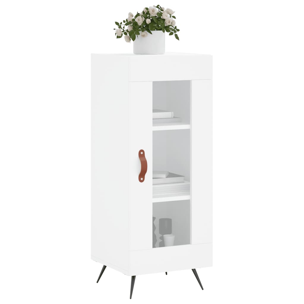 Buffet blanc 34,5x34x90 cm bois d'ingénierie