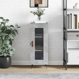 Concrete Grey Sideboard 34.5x34x90 cm Engineered Wood