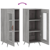 Buffet Sonoma gris 34,5x34x90 cm Bois d'ingénierie