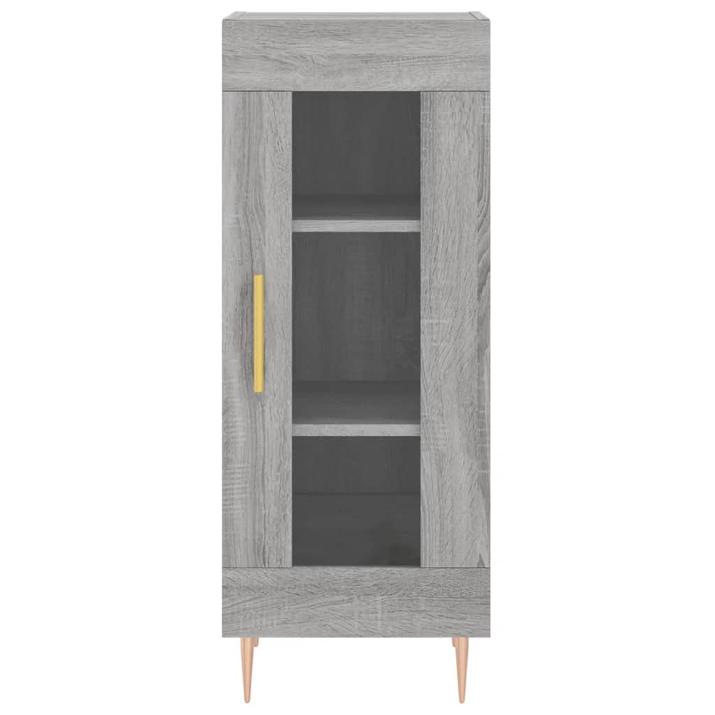 Buffet Sonoma gris 34,5x34x90 cm Bois d'ingénierie