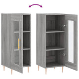 Buffet Sonoma gris 34,5x34x90 cm Bois d'ingénierie