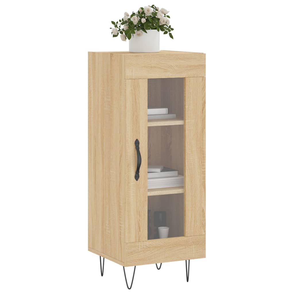 Buffet Chêne sonoma 34,5x34x90 cm Bois d'ingénierie