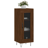 Buffet Chêne marron 34,5x34x90 cm Bois d'ingénierie