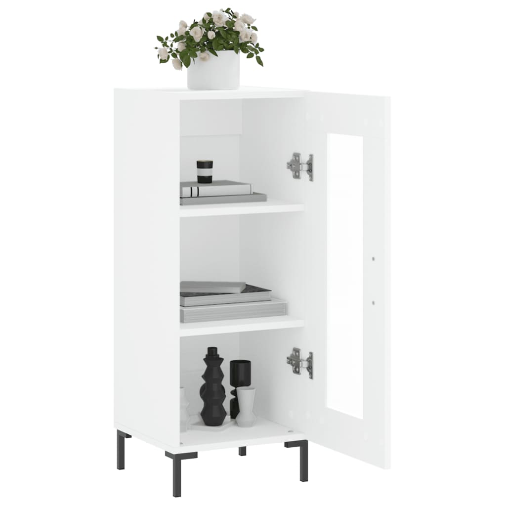 Buffet blanc 34,5x34x90 cm bois d'ingénierie