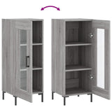 Buffet Sonoma gris 34,5x34x90 cm Bois d'ingénierie