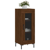 Buffet Chêne marron 34,5x34x90 cm Bois d'ingénierie