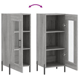 Buffet Sonoma gris 34,5x34x90 cm Bois d'ingénierie