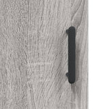 Sonoma gray sideboard 34.5x34x90 cm Engineered wood