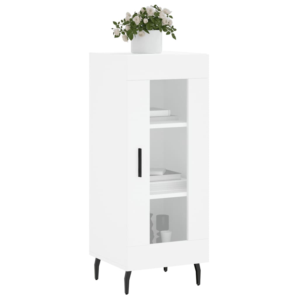 Buffet blanc 34,5x34x90 cm bois d'ingénierie