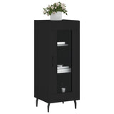 Buffet Noir 34,5x34x90 cm Bois d'ingénierie