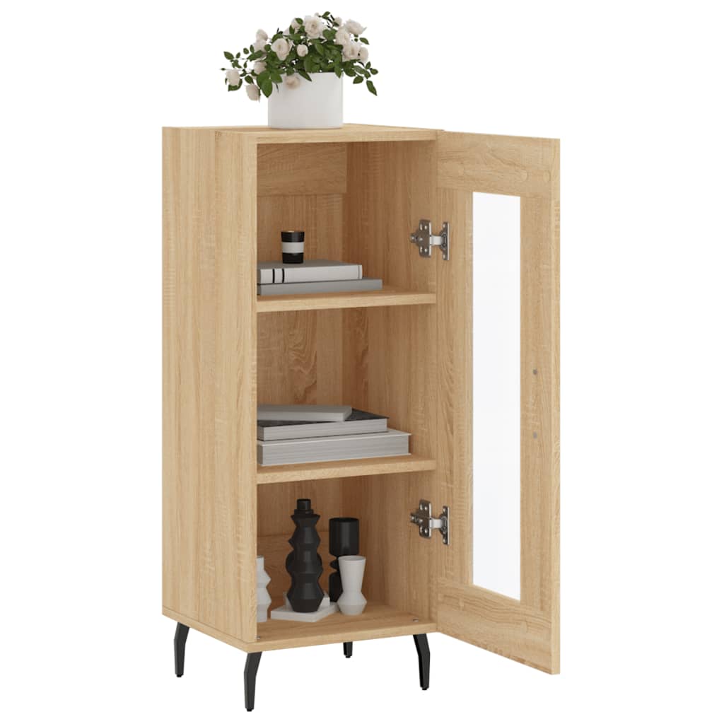 Buffet Chêne sonoma 34,5x34x90 cm Bois d'ingénierie