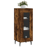 Buffet Chêne fumé 34,5x34x90 cm Bois d'ingénierie