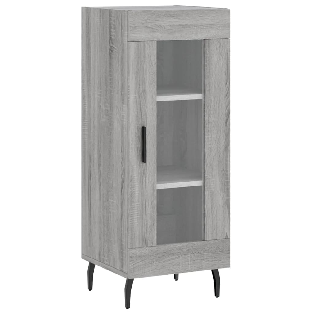 Buffet Sonoma gris 34,5x34x90 cm Bois d'ingénierie