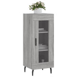 Sonoma graues Sideboard 34,5x34x90 cm Holzwerkstoff