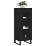 Buffet Noir 34,5x34x90 cm Bois d'ingénierie