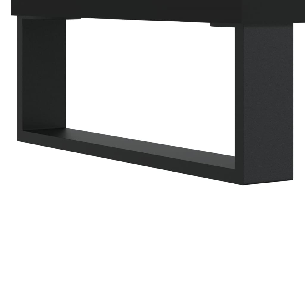 Buffet Noir 34,5x34x90 cm Bois d'ingénierie