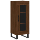 Buffet Chêne marron 34,5x34x90 cm Bois d'ingénierie