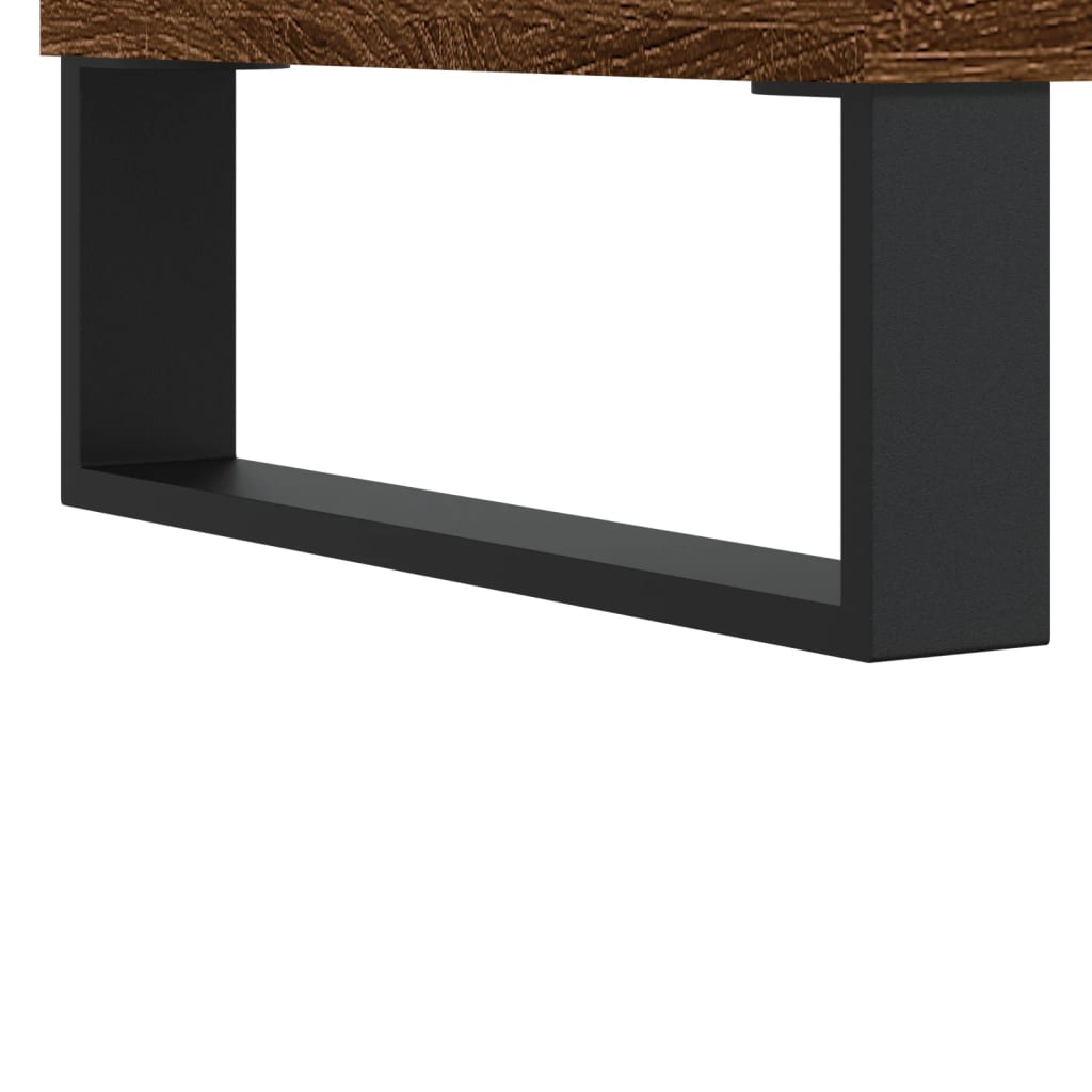 Buffet Chêne marron 34,5x34x90 cm Bois d'ingénierie