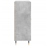 Concrete gray sideboard 69.5x34x90 cm engineered wood