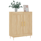 Buffet chêne sonoma 69,5x34x90 cm bois d'ingénierie