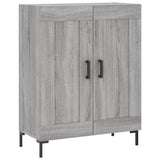 Sonoma graues Sideboard 69,5 x 34 x 90 cm, Holzwerkstoff