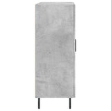 Concrete gray sideboard 69.5x34x90 cm engineered wood