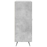 Concrete gray sideboard 69.5x34x90 cm engineered wood